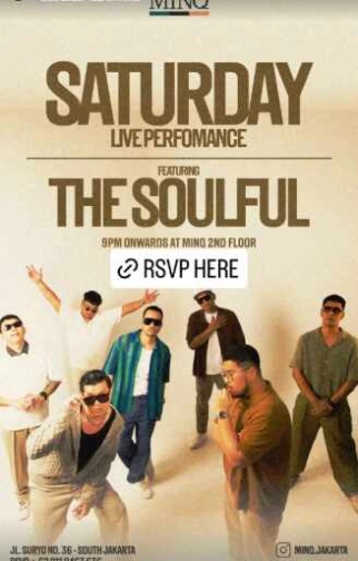 MINQ SENOPATI JAKARTA - SATURDAY