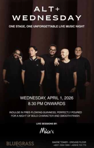 BLUEGRASS SETIABUDI JAKARTA - ALT + WEDNESDAY