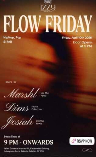 IZZY SOCIAL CLUB JAKARTA - FLOW FRIDAY