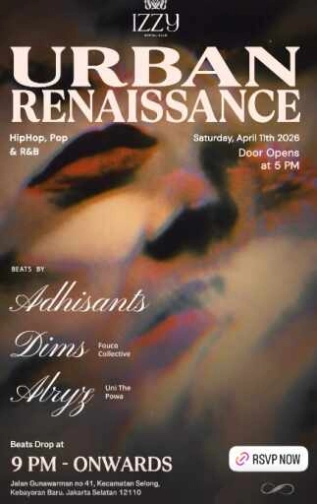 IZZY  SOCIAL CLUB GUNAWARMAN JAKARTA - URBAN RENAISSANCE