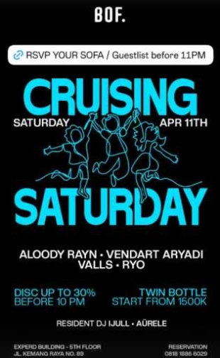 BOF KEMANG JAKARTA - CRUISING SATURDAY