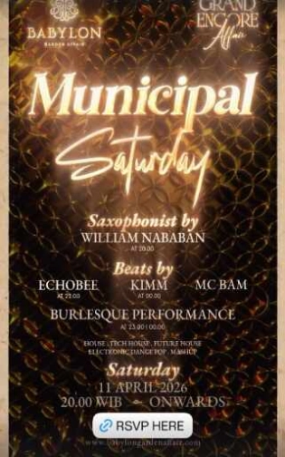 BABYLON GARDEN AFFAIR SCBD JAKARTA - MUNICIPAL SATURDAY