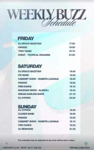 DREAM VILLE PANTAI INDAH KAPUK 2 JAKARTA - SATURDAY