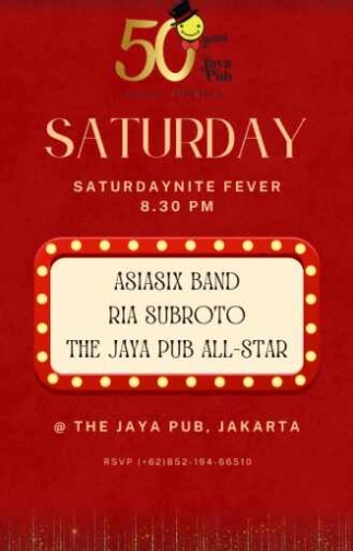 JAYA PUB MENTENG JAKARTA - SATURDAYNITE FFEVER
