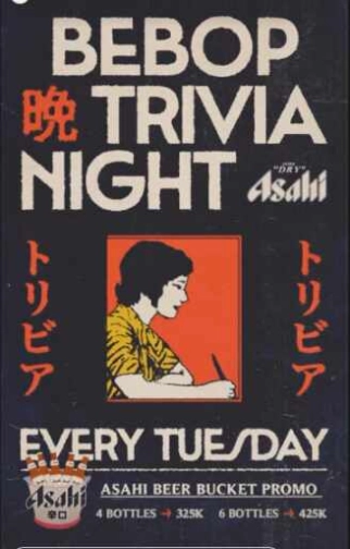 BEBOP JAKARTA - TRIVIA NIGHT