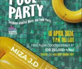 LA VUE ROOFTOP BAR MENTENG JAKARTA  POOL PARTY