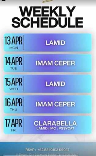 DRAGON CHAMBER JAKARTA - WEDNESDAY