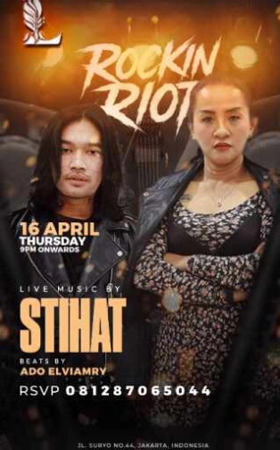 LUFRE BAR & LOUNGE SENOPATI JAKARTA - ROCKIN RIOT