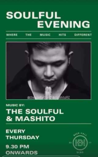 BEER HALL SCBD JAKARTA - SOULFUL EVENING