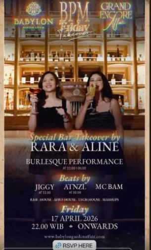 BABYLON GARDEN AFFAIR SCBD JAKARTA - FRIDAY
