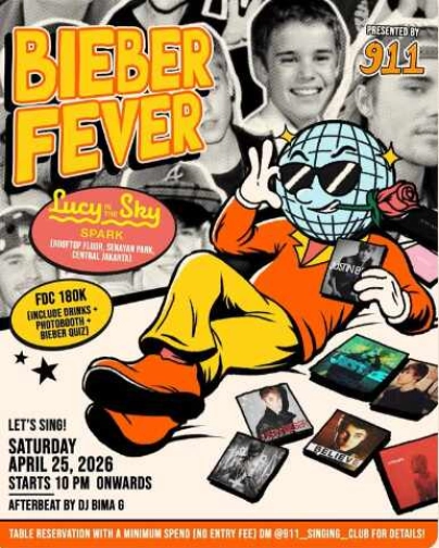 LUCY IN THE SKY SPARK JAKARTA - BIEBER FEVER