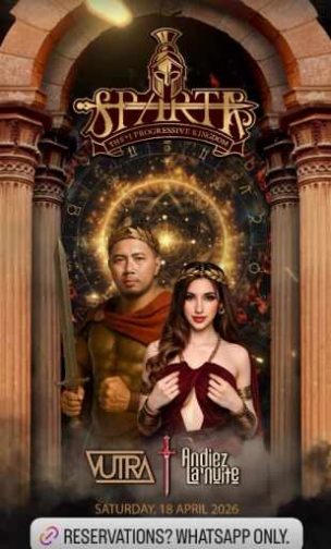 SPARTA LIVE BAR KEMANG JAKARTA - PROGRESSIVE KINGDOM