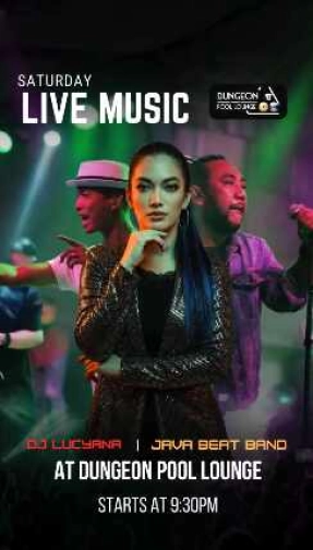 DUNGEON POOL LOUNGE KEMANG JAKARTA - SATURDAY LIVE MUSIC