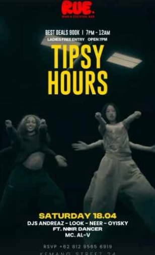 RUE WINE AND COCKTAIL BAR KEMANG JAKARTA - TIPSY HOURS