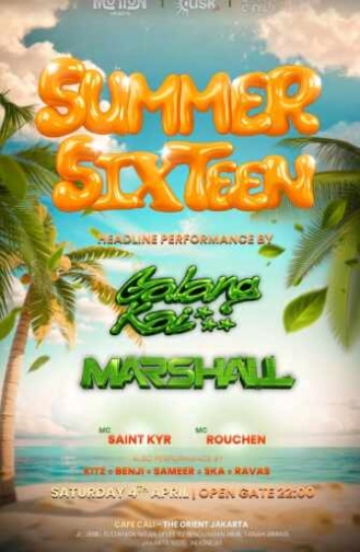 CAFE CALI JAKARTA - SUMMER SIXTEEN