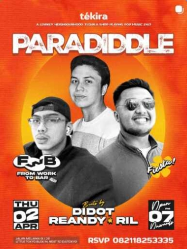 TEKIRA BLOK M JAKARTA - PARADIDLE