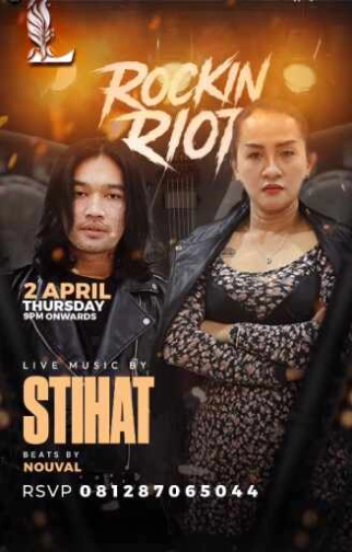 LUFRE BAR & LOUNGE SENOPATI JAKARTA - ROCKING RIOT