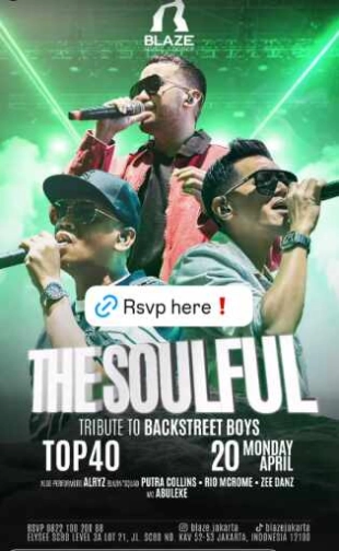BLAZE SCBD JAKARTA - THE SOULFUL
