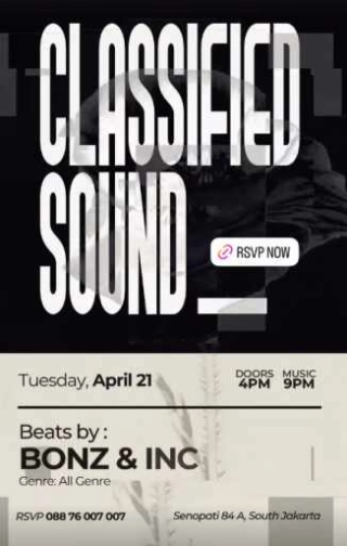 007 - COCKTAIL & WHISKY BAR SENOPATI JAKARTA - CLASSIFIED SOUND