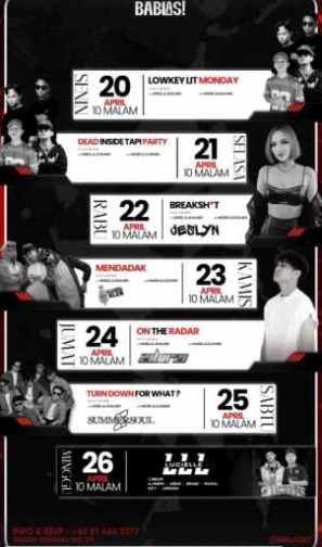 BABLAS KEMANG JAKARTA - DEAD INSIDE TAPI PARTY