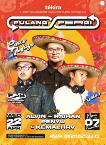 TEKIRA BLOK M JAKARTA - PULANG PERGI