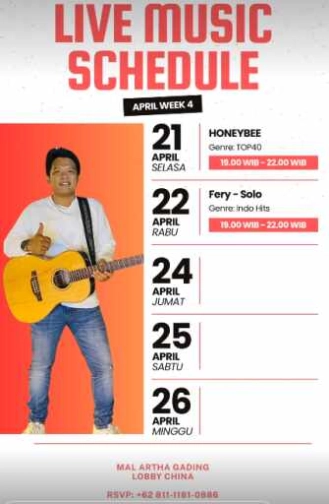 BONVOY LOUNGE KELAPA GADING JAKARTA - WEDNESDAY