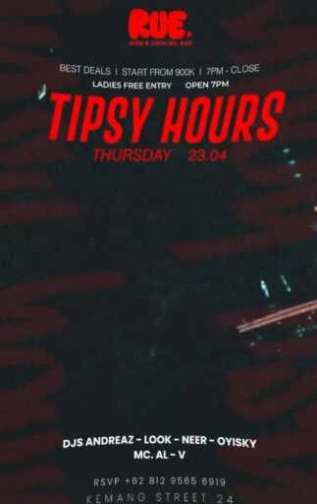 RUE WINE AND COCKTAIL BAR KEMANG JAKARTA - TIPSY HOURS