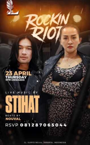 LUFRE BAR & LOUNGE SENOPATI JAKARTA - ROCKING RIOT