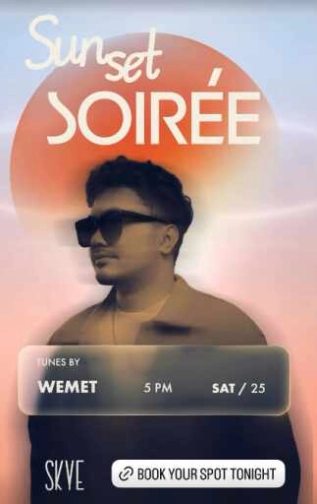 SKYE MENTENG JAKARTA - SUNSET SOIREE