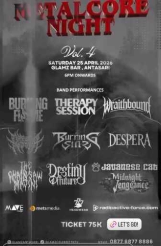 GLAMZ ANTASARI JAKARTA - METALCORE NIGHT