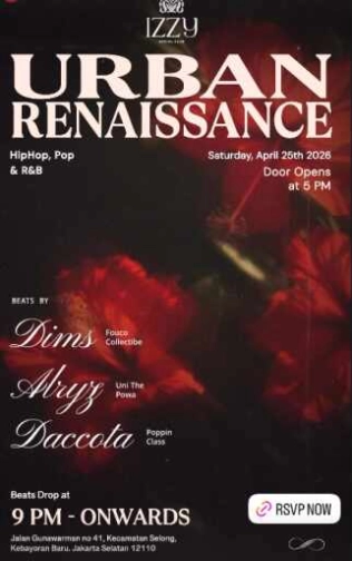 IZZY SOCIAL CLUB GUNAWARMAN JAKARTA - URBAN RENAISSANCE