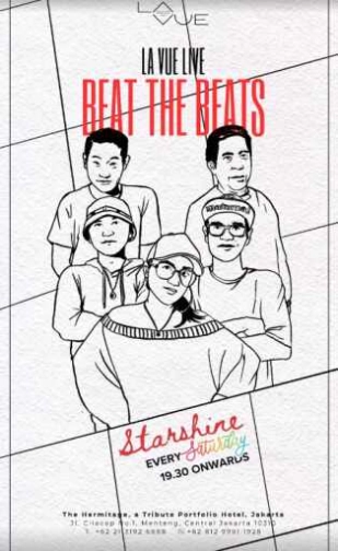 LA VUE ROOFTOP BAR MENTENG JAKARTA - BEAT THE BEATS