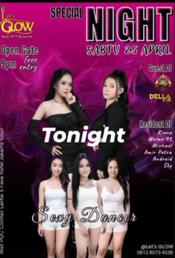 LETS GLOW (PGC) KTV LOUNGE BAR JAKARTA - SPECIAL NIGHT