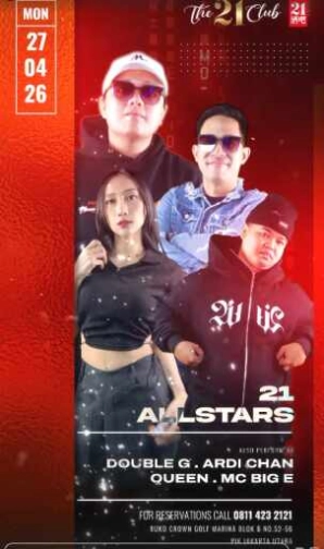 THE 21 CLUB PANTAI INDAH KAPUK - MONDAY