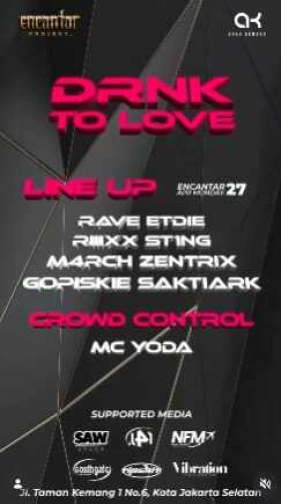 ANAK KEMANG CAFE JAKARTA - DRNK TO LOVE