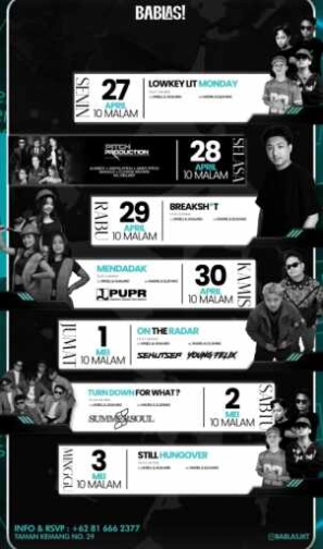 BABLAS KEMANG JAKARTA - LOWKEY LIT MONDAY