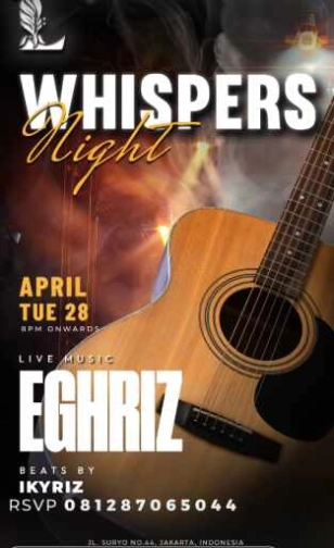 LUFRE BAR & LOUNGE SENOPATI JAKARTA - WHISPERS NIGHT