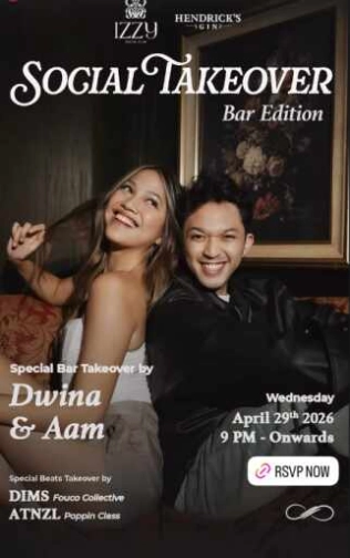 IZZY SOCIAL CLUB GUNAWARMAN JAKARTA - SOCIAL TAKEOVER