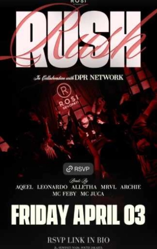 ROSI SENOPATI JAKARTA - RUSH RUSH