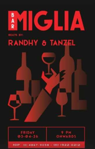 BAR MIGLIA SENOPATI JAKARTA - FRIDAY