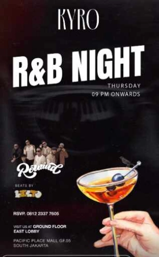 KYRO SCBD JAKARTA - R&B NIGHT