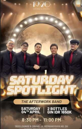 1920 LOUNGE KEMANG JAKARTA - SATURDAY SPOTLIGHT