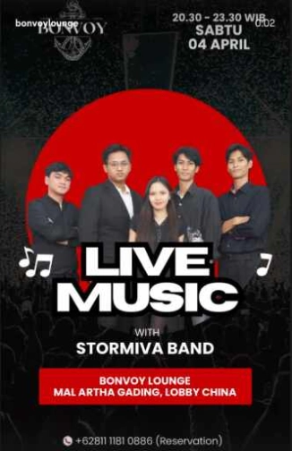 BONVOY LOUNGE KELAPA GADING JAKARTA - SATURDAY