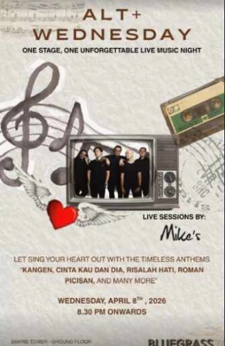 BLUE GRASS SETIABUDI JAKARTA - ALT + WEDNESDAY