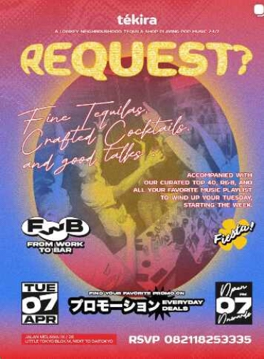 TEKIRA BLOK M JAKARTA - TUESDAY