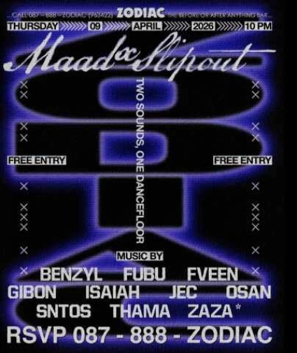 ZODIAC SENOPATI JAKARTA - MAAD X SLIPOUT