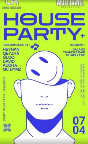 ANAK KEMANG CAFE JAKARTA - HOUSE PARTY