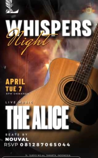 LUFRE BAR & LOUNGE SENOPATI JAKARTA - WHISPERS NIGHT