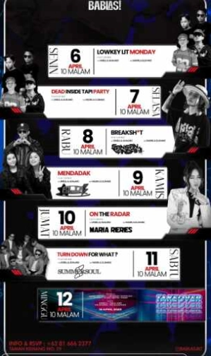 BABLAS KEMANG JAKARTA - DEAD INSIDE TAPI PARTY