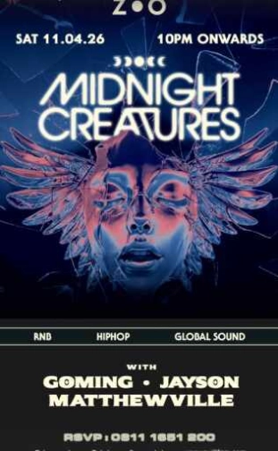 ZOO SCBD JAKARTA - MIDNIGHT CREATURES